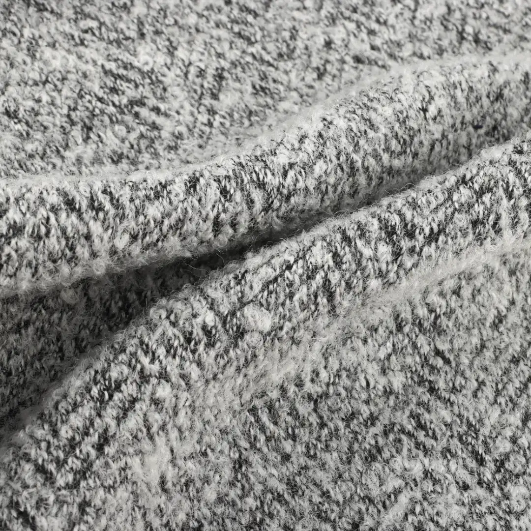 China Fabric for Jackets,Blazer,Hoodie,Overcoat Woolen Herringbone Woolen Wool Polyester Cotton grey-white color buy from China wholesaler bulk order at wholesale price free worldwide shipping Alibaba