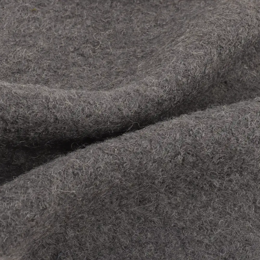 China Fabric for Pants,Jackets,Overcoat,Suit Boiled Woolen Fabric Woolen Wool Polyester grey color buy from China wholesaler bulk order at wholesale price free worldwide shipping Alibaba