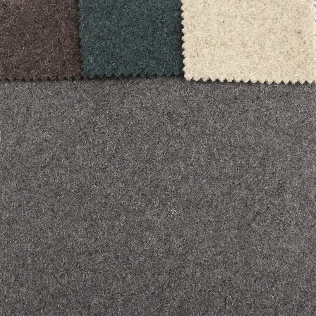 China Fabric for Pants,Jackets,Overcoat,Suit Boiled Woolen Fabric Woolen Wool Polyester grey color buy from China wholesaler bulk order at wholesale price free worldwide shipping Alibaba