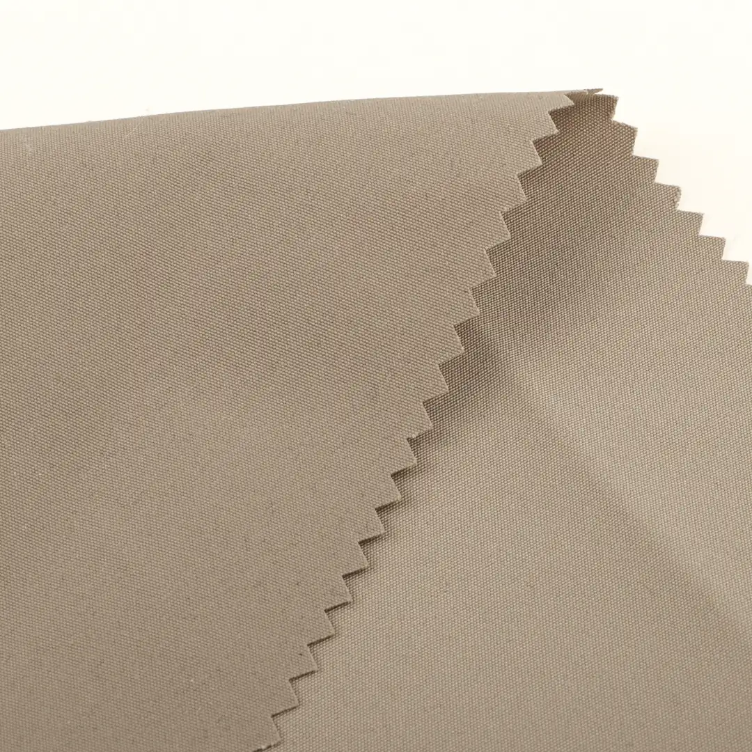 China Fabric for Pants,Jackets,Blazer,Trench Coat,Skirt  Oxford Synthetic Woven Fabric Polyester Khaki color buy from China wholesaler bulk order at wholesale price free worldwide shipping Alibaba