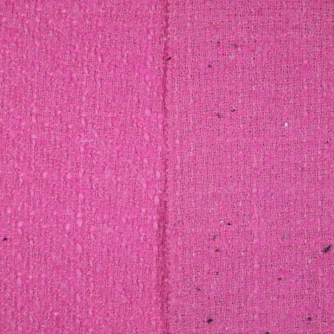 China Fabric for Jackets,Blazer,Trench Coat Woolen Tweed Woolen Polyester pink color buy from China wholesaler bulk order at wholesale price free worldwide shipping Alibaba