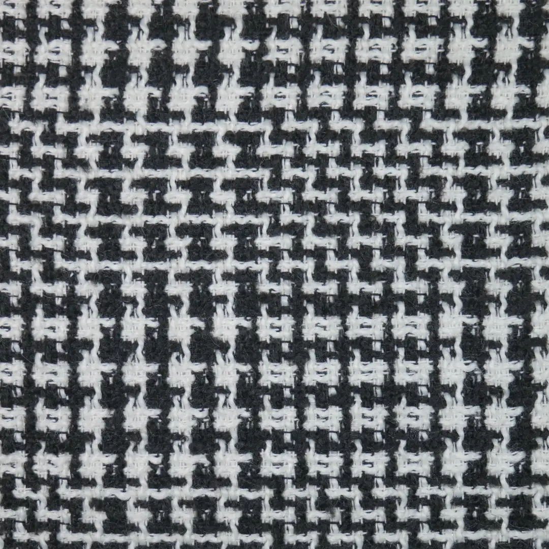 China Fabric for Jackets,Blazer,Overcoat Woolen Tweed Woolen Polyester Acrylic Other BLACK white color buy from China wholesaler bulk order at wholesale price free worldwide shipping Alibaba