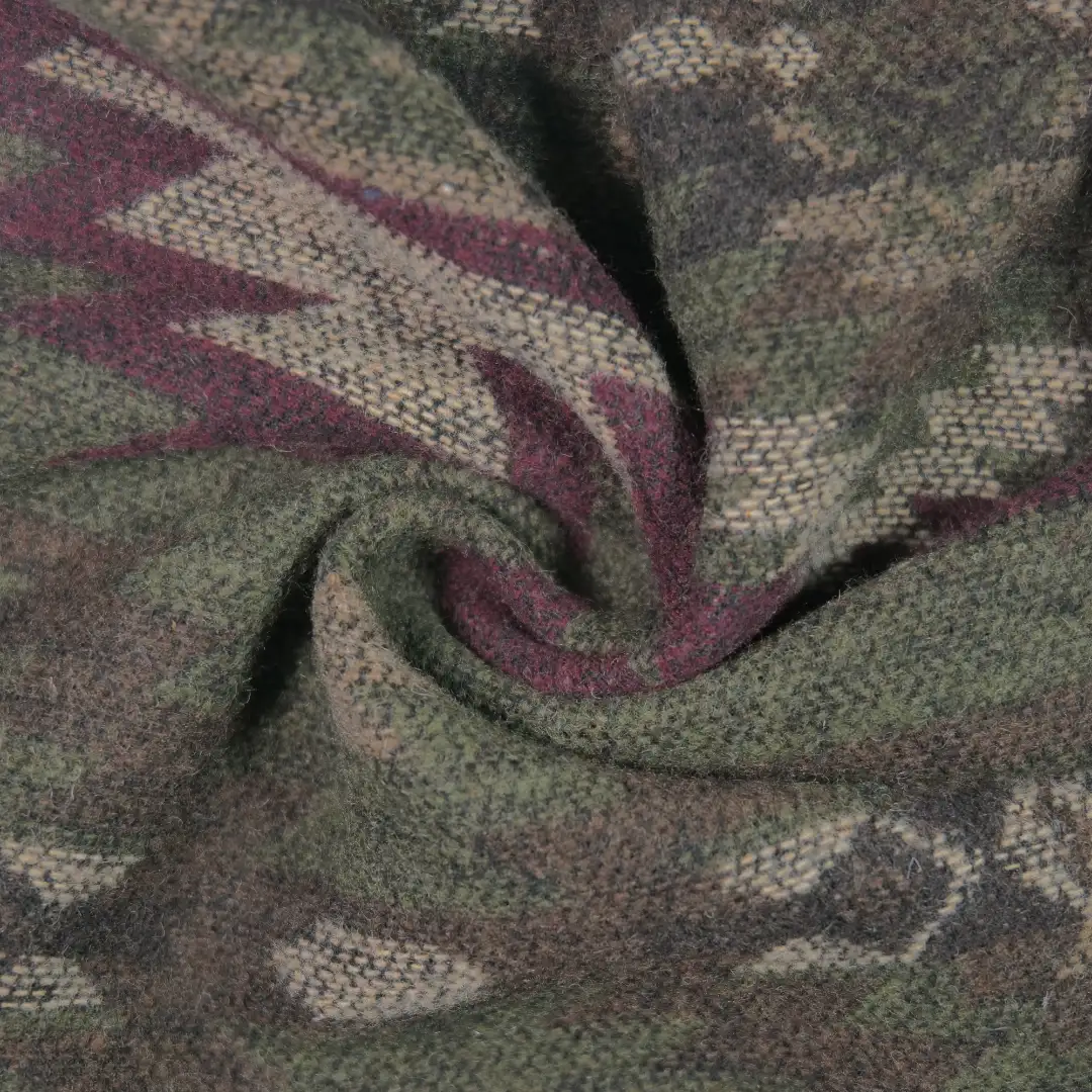 China Fabric for Jackets,Blazer,Skirt Woolen Tweed Woolen Polyester Acrylic Other dark green color buy from China wholesaler bulk order at wholesale price free worldwide shipping Alibaba