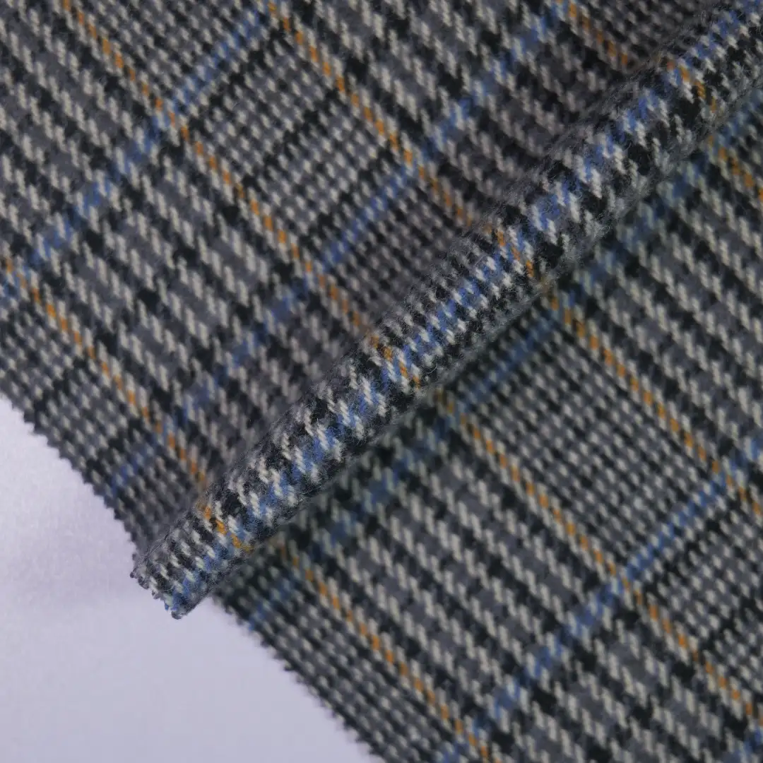 China Fabric for Jackets,Blazer,Overcoat Woolen Tweed Woolen Chemical Fiber Wool BLACK color buy from China wholesaler bulk order at wholesale price free worldwide shipping Alibaba