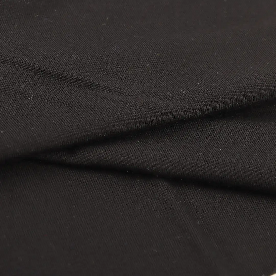 China Fabric for T-shirt (Sweater),Loungewear,Strap Midi Dress Single Jersey Knit Fabric Modal Spandex BLACK color buy from China wholesaler bulk order at wholesale price free worldwide shipping Alibaba