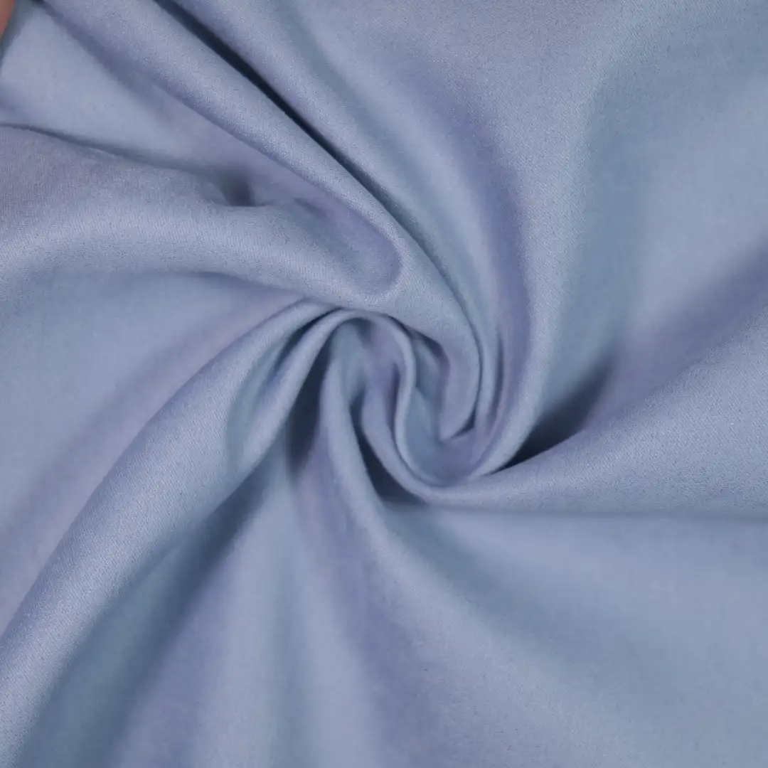 China Fabric for Jackets,Trench Coat,Overcoat Woven Suede Synthetic Woven Fabric Polyester blue color buy from China wholesaler bulk order at wholesale price free worldwide shipping Alibaba
