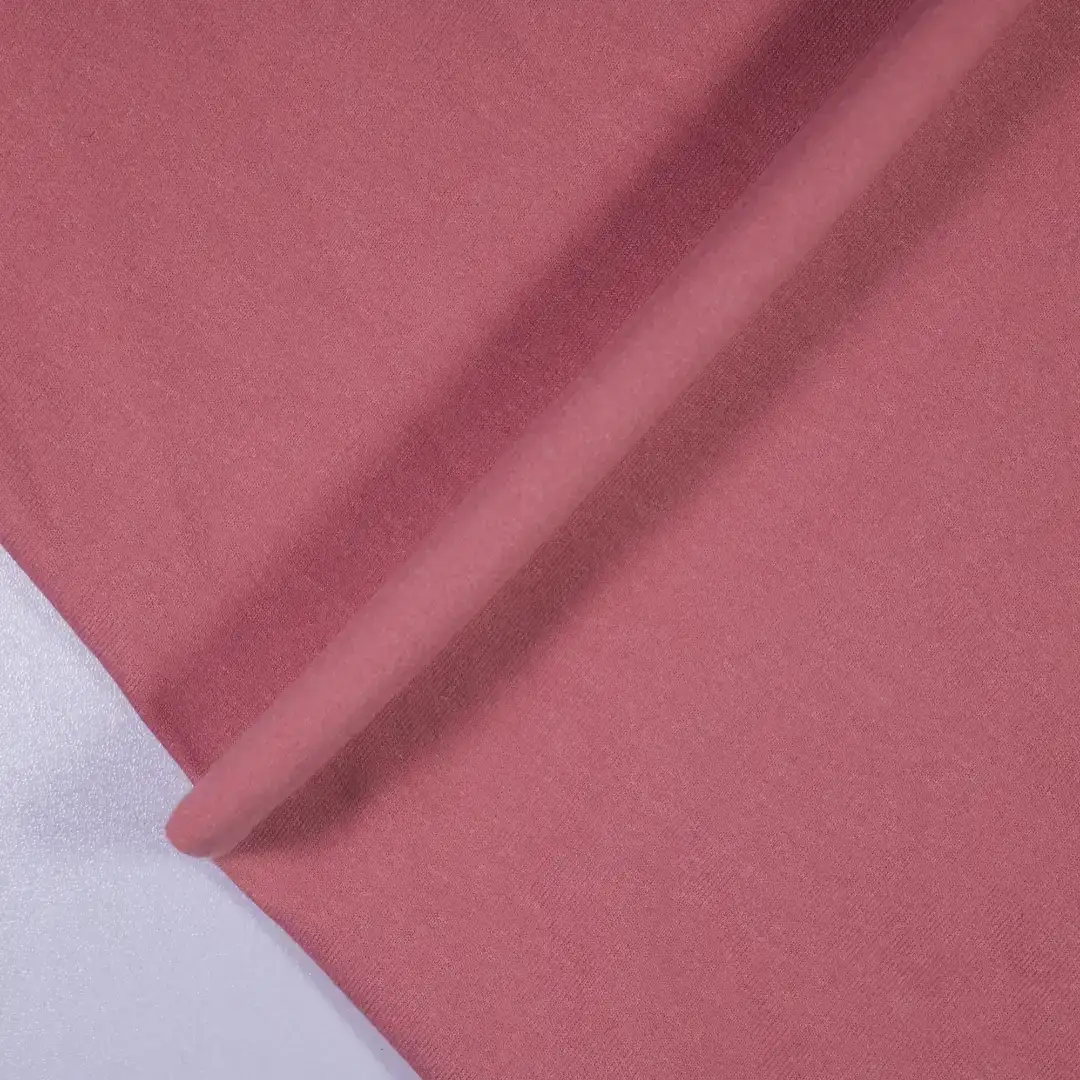 China Fabric for Hoodie,Tracksuits Ponte Roma Knit Fabric Polyester Cotton Ash Rose color buy from China wholesaler bulk order at wholesale price free worldwide shipping Alibaba