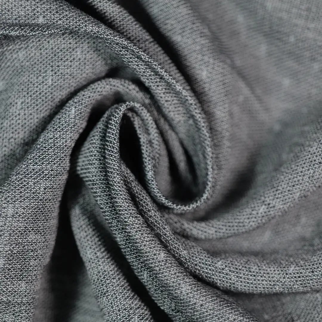 China Fabric for Shirt,Skirt Polyester/Rayon Plain Woven Blended Fabric Polyester Rayon Flax grey color buy from China wholesaler bulk order at wholesale price free worldwide shipping Alibaba