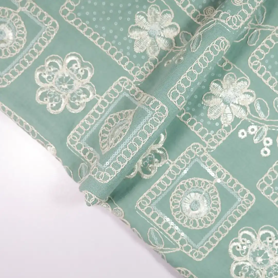 China Fabric for Shirt,Skirt,Backless Beach Dress Chanel-Style Fabric Woolen Polyester dark green color buy from China wholesaler bulk order at wholesale price free worldwide shipping Alibaba