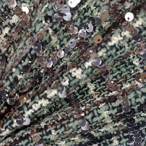 China Fabric for Trench Coat,Waist coat,Open Waistcoat Chanel-Style Fabric Woolen Polyester dark color buy from China wholesaler bulk order at wholesale price free worldwide shipping Alibaba
