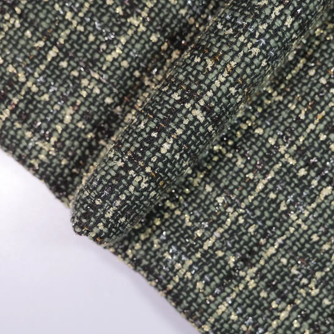 China Fabric for Trench Coat,Waist coat,Open Waistcoat Chanel-Style Fabric Woolen Polyester dark color buy from China wholesaler bulk order at wholesale price free worldwide shipping Alibaba