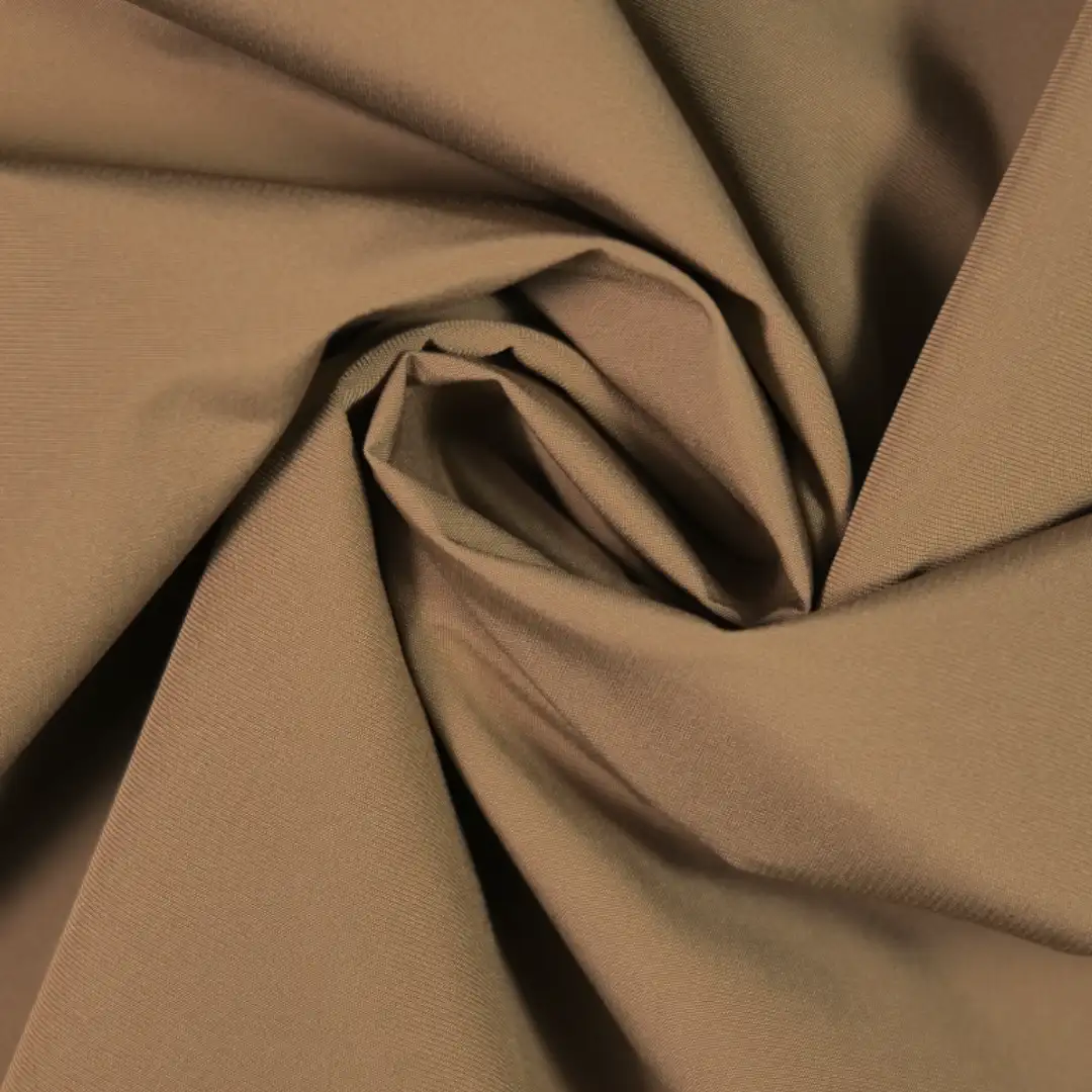 China Fabric for Jackets,Trench Coat,Chino Polyester Pongee Synthetic Woven Fabric Polyester dark coffee color buy from China wholesaler bulk order at wholesale price free worldwide shipping Alibaba