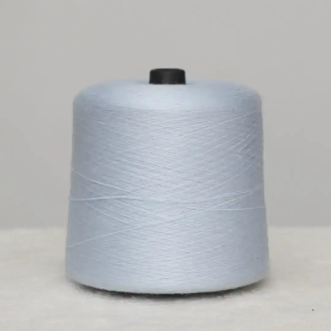 China Yarn for Men’s Vest (Sweater),Open Cardigan (Sweater),Full-Zipper Cardigan (Sweater),Knitted Jacket (Sweater),Round Neck Pullover (Sweater),Kids Crew-Neck Cardigan (Sweater) Core Spun Yarn Regular Yarn Rayon Polyester Nylon Blue color buy from China wholesaler bulk order at wholesale price free worldwide shipping Alibaba