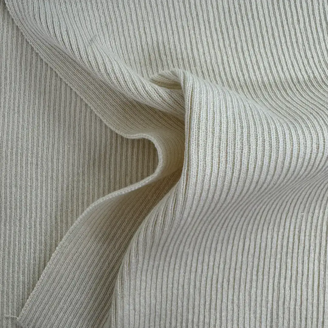China Yarn for Ladies Vest (Sweater),Open Cardigan (Sweater),Full-Zipper Cardigan (Sweater),Crew Neck Pullover (Sweater),Crop Top Pullover (Sweater),Dresses (Pullover) (Sweater) Semi-Worsted Spun Regular Yarn Recycled Polyester Lyocell Cream color buy from China wholesaler bulk order at wholesale price free worldwide shipping Alibaba