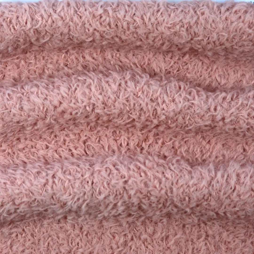 China Yarn for Hoodie,Men’s Vest (Sweater),Round Neck Pullover (Sweater) Teddy Yarn Fancy Yarn Polyester Nylon pink color buy from China wholesaler bulk order at wholesale price free worldwide shipping Alibaba