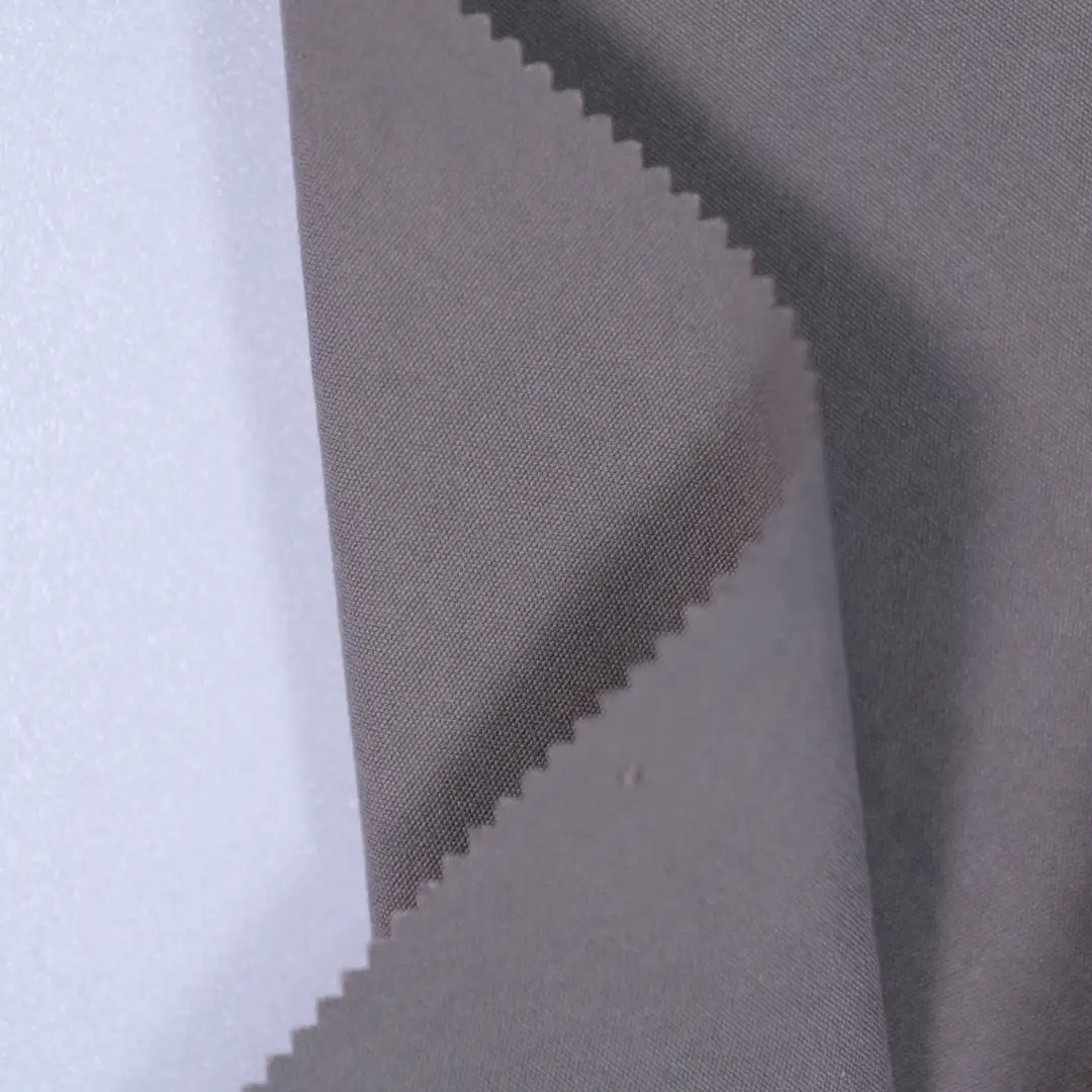 China Fabric for Pants,Blazer,Trench Coat Cotton Plain Natural Woven Fabric BCI Cotton grey color buy from China wholesaler bulk order at wholesale price free worldwide shipping Alibaba