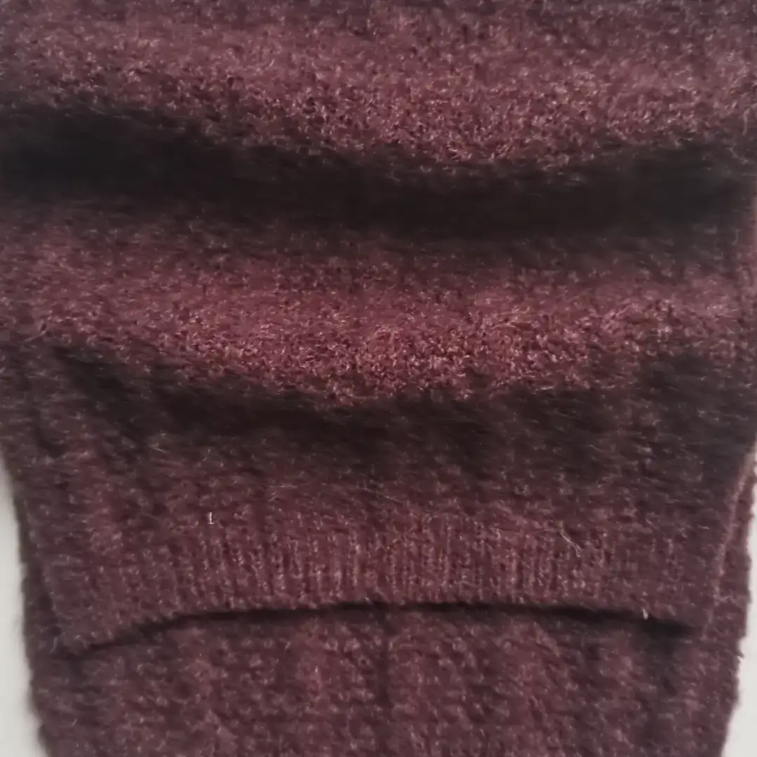 China Yarn for Ladies Vest (Sweater),Open Cardigan (Sweater),Half-Zipper Cardigan (Sweater),Round Neck Pullover (Sweater),Crew Neck Pullover (Sweater),Kids Crew-Neck Cardigan (Sweater),Roll Neck Jumper (Sweater) Mossy Yarn Fancy Yarn Recycled Polyester Nylon Wool Elastane Wine/Black color buy from China wholesaler bulk order at wholesale price free worldwide shipping Alibaba