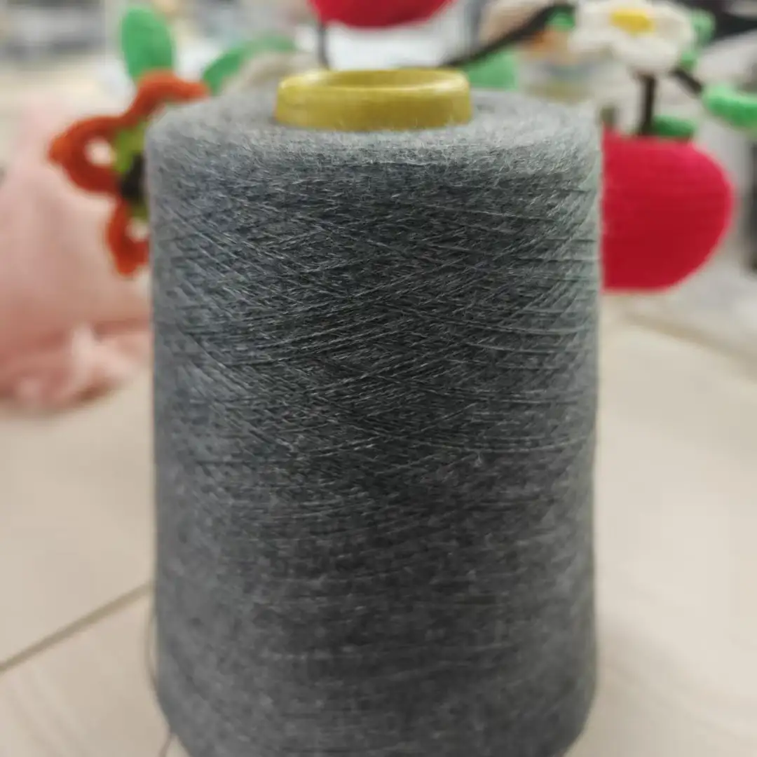 China Yarn for Full-Zipper Cardigan (Sweater),Half-Zipper Cardigan (Sweater),Shirt Half Sleeve Zipper (Sweater),T-shirt (Sweater) Semi-Worsted Spun Regular Yarn Acrylic Nylon PBT Wool Gray color buy from China wholesaler bulk order at wholesale price free worldwide shipping Alibaba