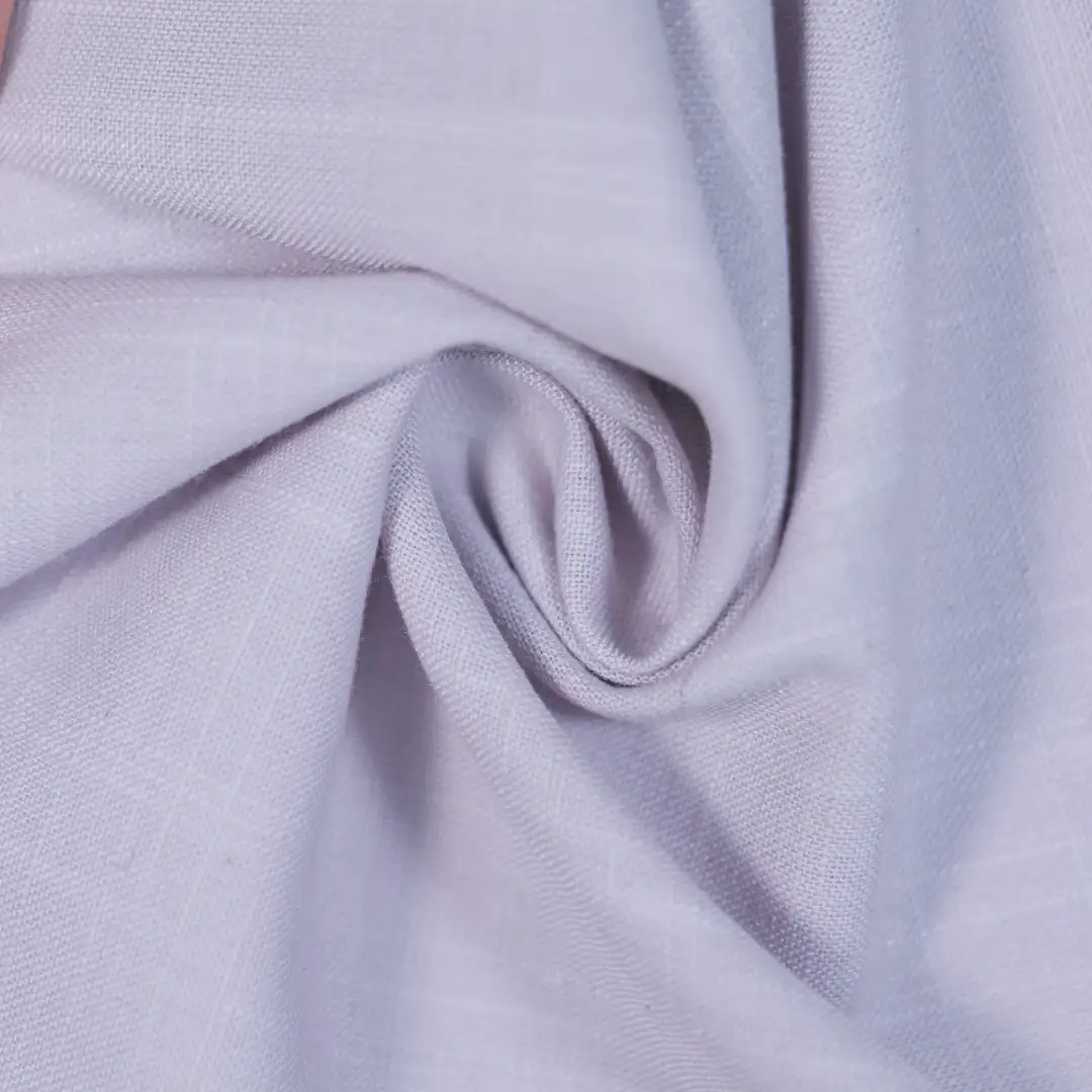 China Fabric for Suit Trouser,Blazer Slub Fabric Woven Blended Fabric Polyester Cotton Rayon Linen grey color buy from China wholesaler bulk order at wholesale price free worldwide shipping Alibaba