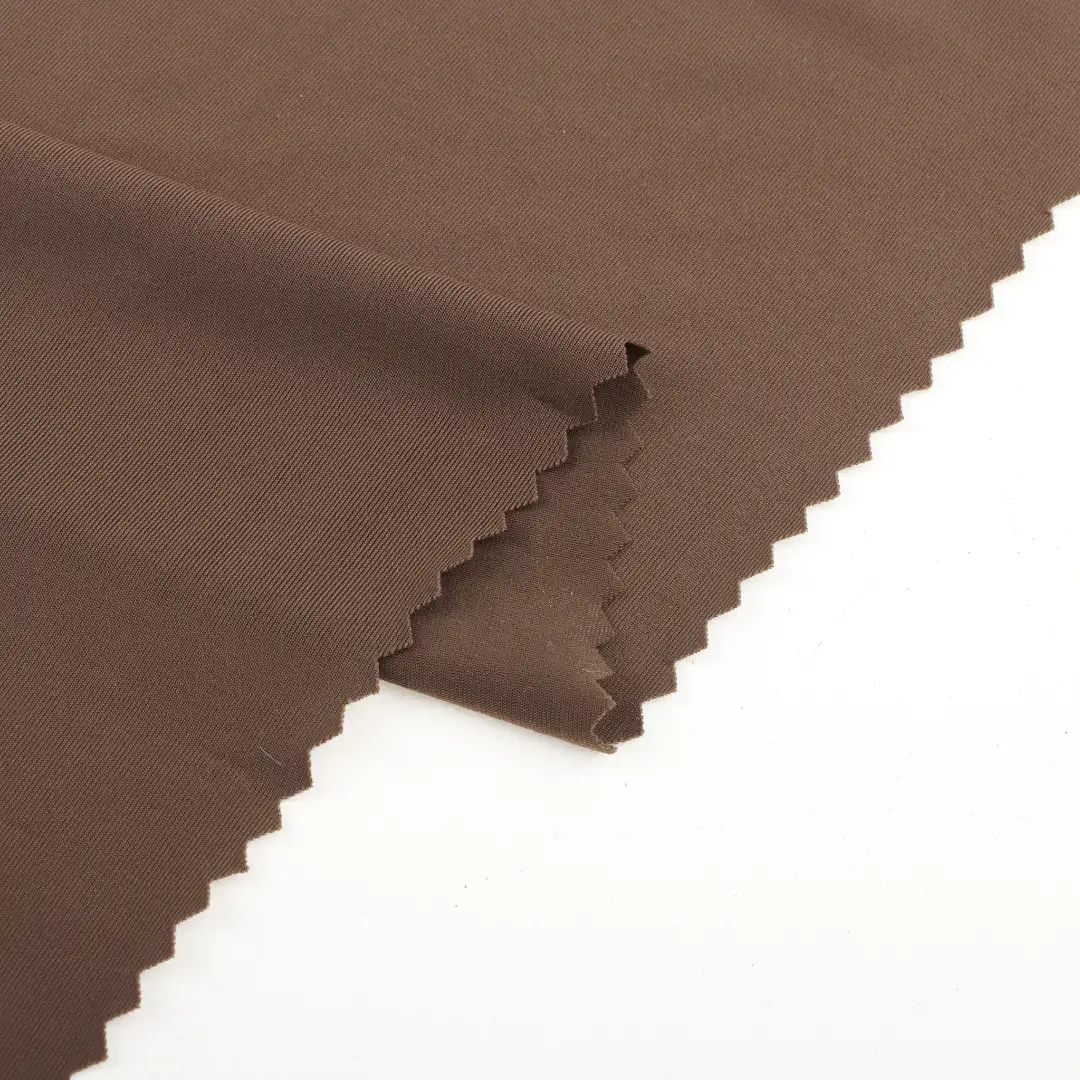 China Fabric for Tank Top,Crop Top,Lingerie,Leggings,Shorts,Yoga Clothes,Swimsuits,Yoga Pants,Swim shorts,Sports Bras Single Jersey Knit Fabric Nylon Spandex coffee color buy from China wholesaler bulk order at wholesale price free worldwide shipping Alibaba