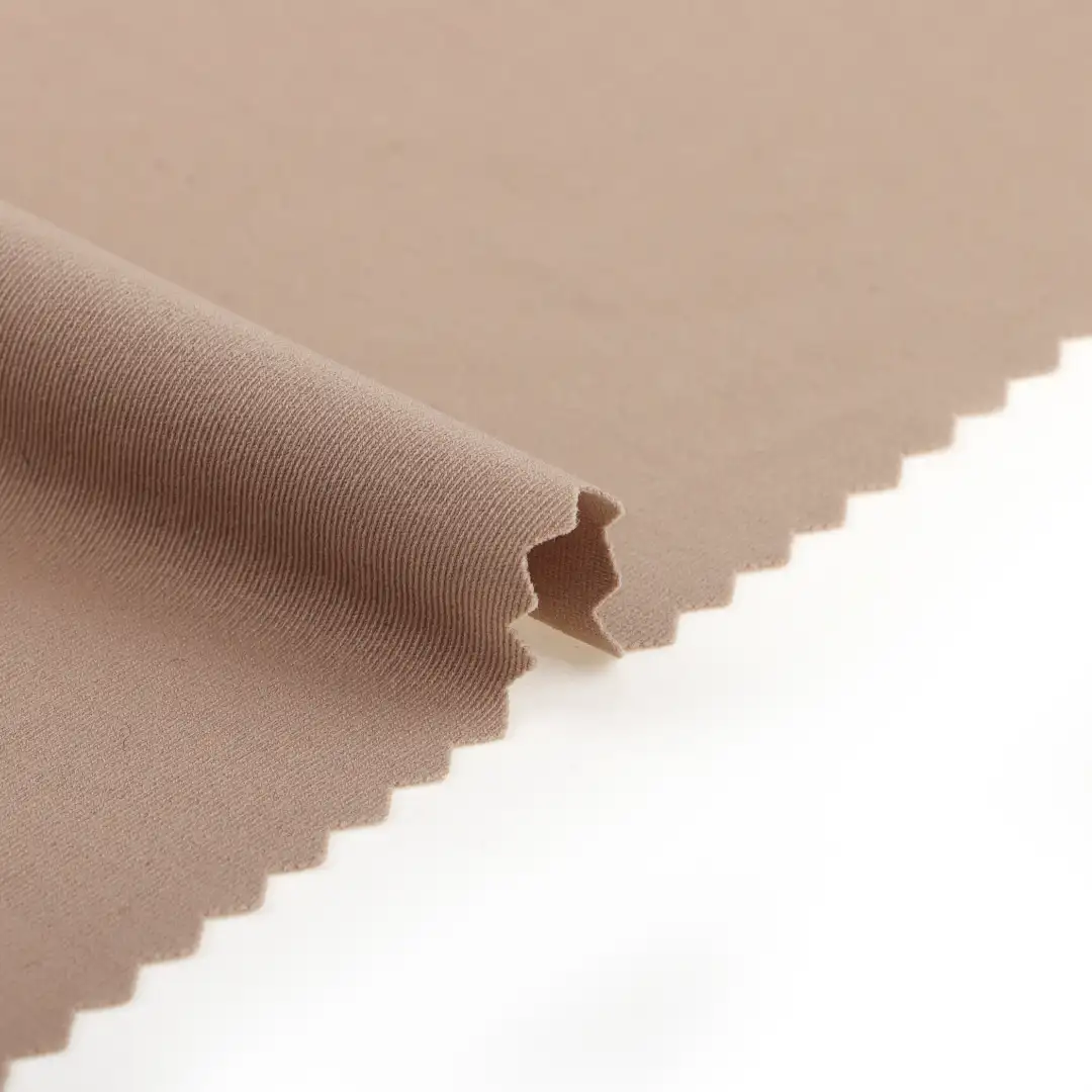 China Fabric for Tank Top,Crop Top,Lingerie,Leggings Single Jersey Knit Fabric Nylon Spandex light brown color buy from China wholesaler bulk order at wholesale price free worldwide shipping Alibaba