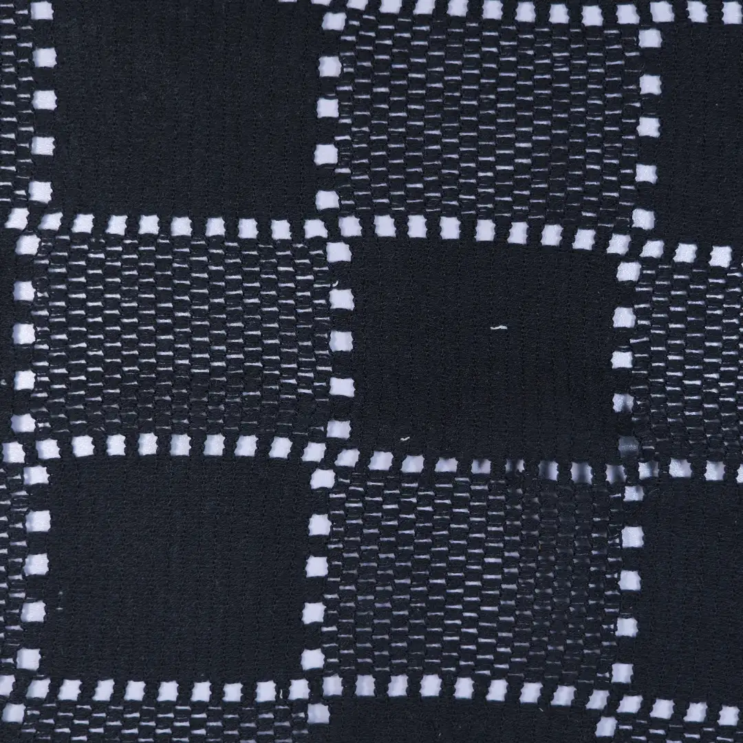 China Fabric for T-Shirt,Polo Shirt,Blouse Lace Knit Fabric Polyester Cotton black color buy from China wholesaler bulk order at wholesale price free worldwide shipping Alibaba