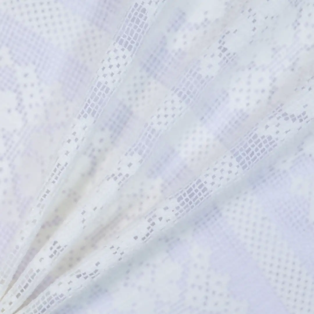 China Fabric for T-Shirt,Polo Shirt,Blouse,Skirt Lace Knit Fabric Polyester Cotton Milky white color buy from China wholesaler bulk order at wholesale price free worldwide shipping Alibaba