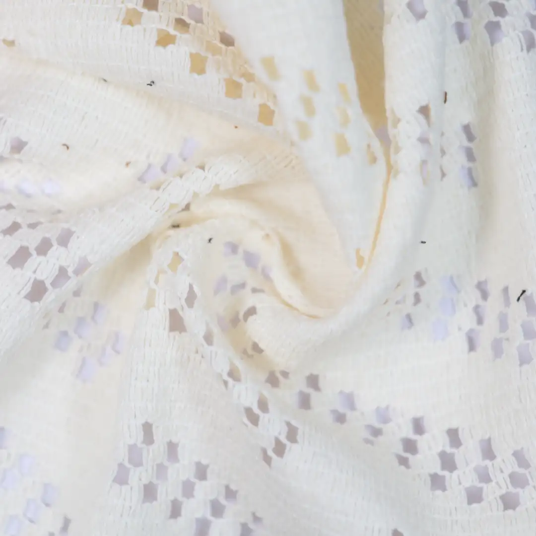China Fabric for T-Shirt,Polo Shirt,Skirt Lace Knit Fabric Polyester Cotton brown color buy from China wholesaler bulk order at wholesale price free worldwide shipping Alibaba