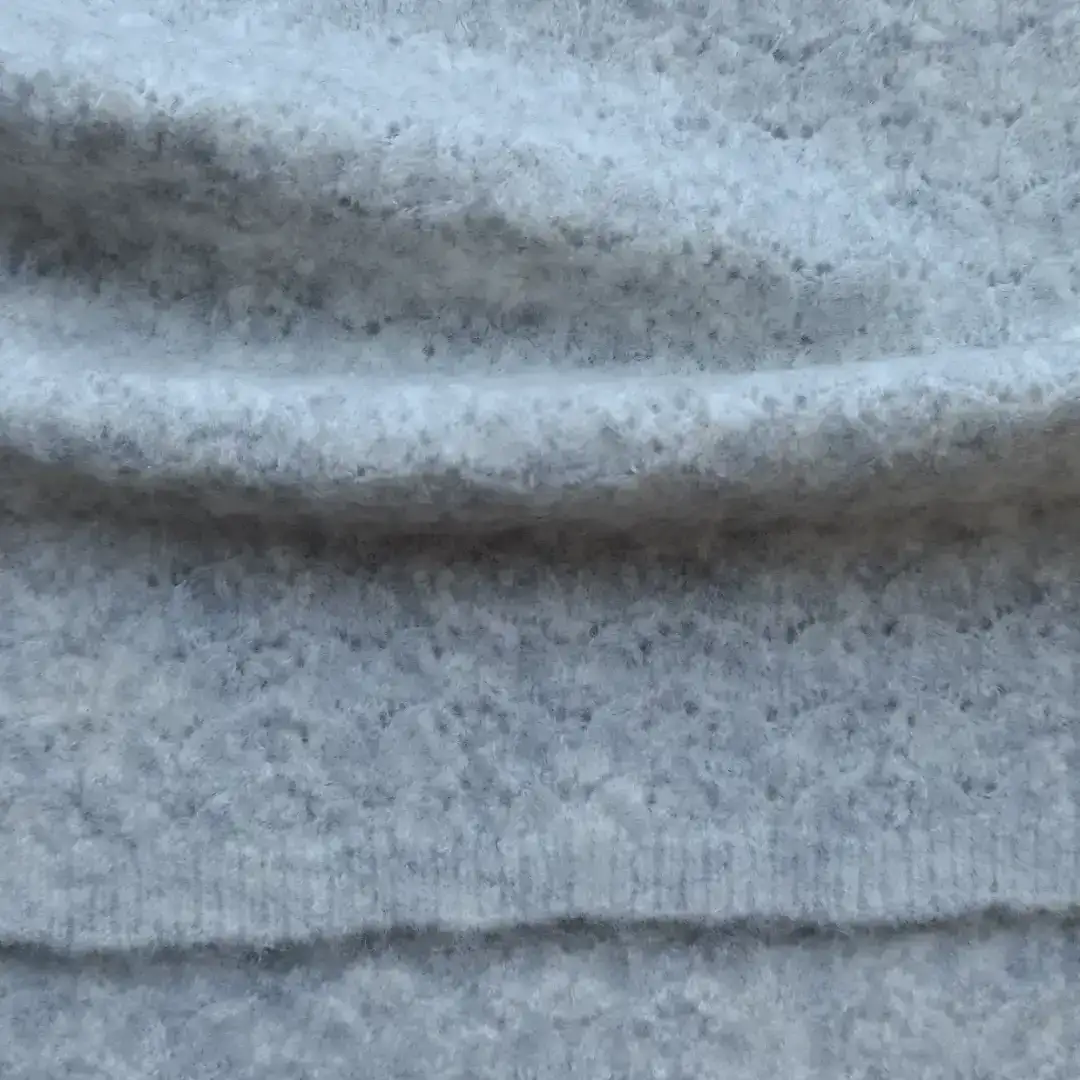 China Yarn for Open Cardigan (Sweater),Full-Zipper Cardigan (Sweater),Half-Zipper Cardigan (Sweater) Mossy Yarn Fancy Yarn Polyester Acrylic Wool Spandex Grey/Red color buy from China wholesaler bulk order at wholesale price free worldwide shipping Alibaba