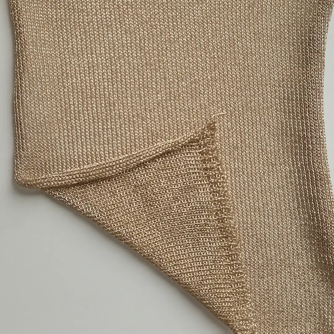 China Yarn for Ladies Vest (Sweater),Men’s Vest (Sweater),Round Neck Pullover (Sweater),Polo T-shirt (Sweater) Lurex Lurex Viscose Lurex Gold color buy from China wholesaler bulk order at wholesale price free worldwide shipping Alibaba