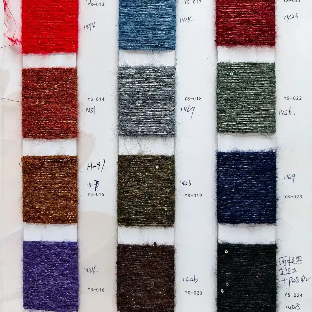 China Yarn for Open Cardigan (Sweater),Full-Zipper Cardigan (Sweater),Half-Zipper Cardigan (Sweater) Mossy Yarn Fancy Yarn Acrylic Polyester Spandex Red，gray color buy from China wholesaler bulk order at wholesale price free worldwide shipping Alibaba