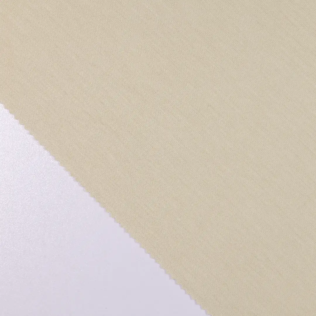 China Fabric for T-Shirt,Polo Shirt,Loungewear Single Jersey Knit Fabric Polyester Recycled Viscose Lyocell Spandex Khaki color buy from China wholesaler bulk order at wholesale price free worldwide shipping Alibaba