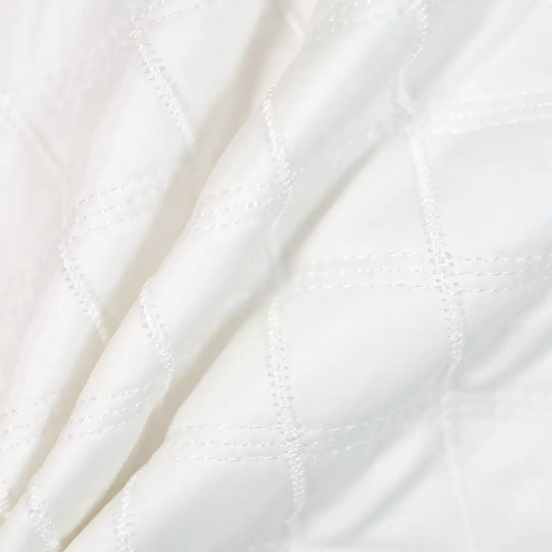 China Fabric for Padded Jacket Composite fabric Synthetic Woven Fabric Polyester Milky white color buy from China wholesaler bulk order at wholesale price free worldwide shipping Alibaba