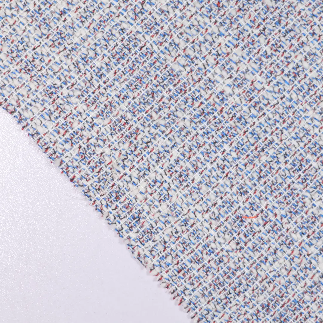 China Fabric for Trench Coat Chanel-Style Fabric Woolen Cotton Acrylic Polyester blue color buy from China wholesaler bulk order at wholesale price free worldwide shipping Alibaba