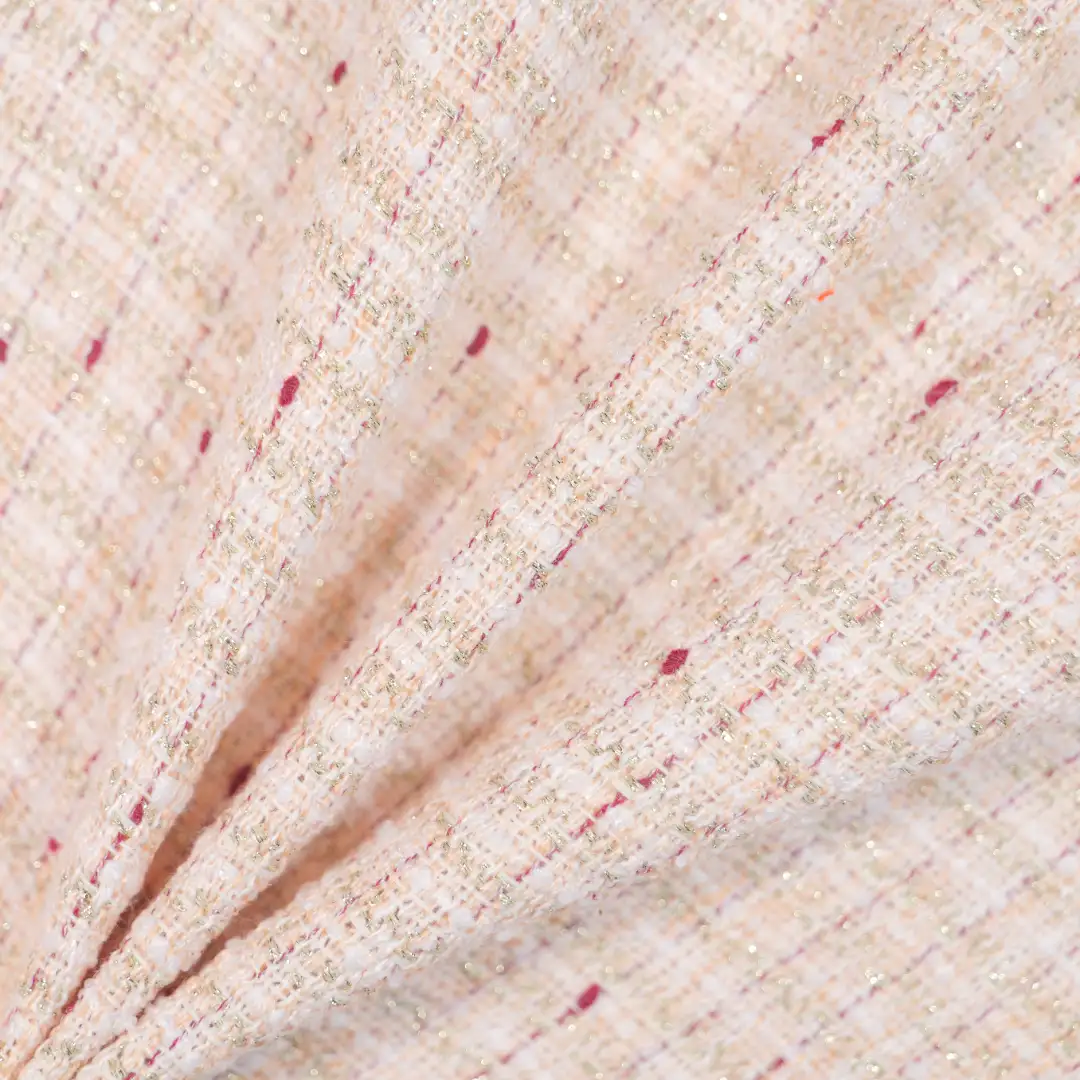 China Fabric for Trench Coat Chanel-Style Fabric Woolen Polyester pink color buy from China wholesaler bulk order at wholesale price free worldwide shipping Alibaba