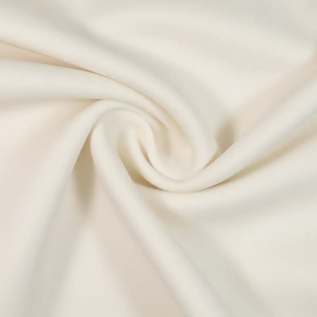 China Fabric for Hoodie,Loungewear Scuba Knit Fabric Polyester Rayon Spandex Milky white color buy from China wholesaler bulk order at wholesale price free worldwide shipping Alibaba