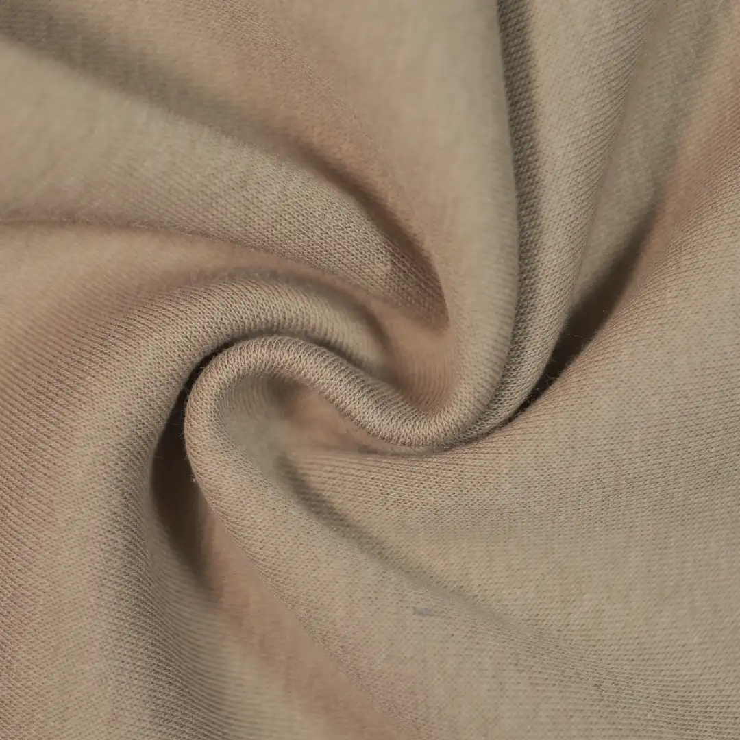 China Fabric for Hoodie Fleece Knit Fabric Cotton Polyester army green color buy from China wholesaler bulk order at wholesale price free worldwide shipping Alibaba