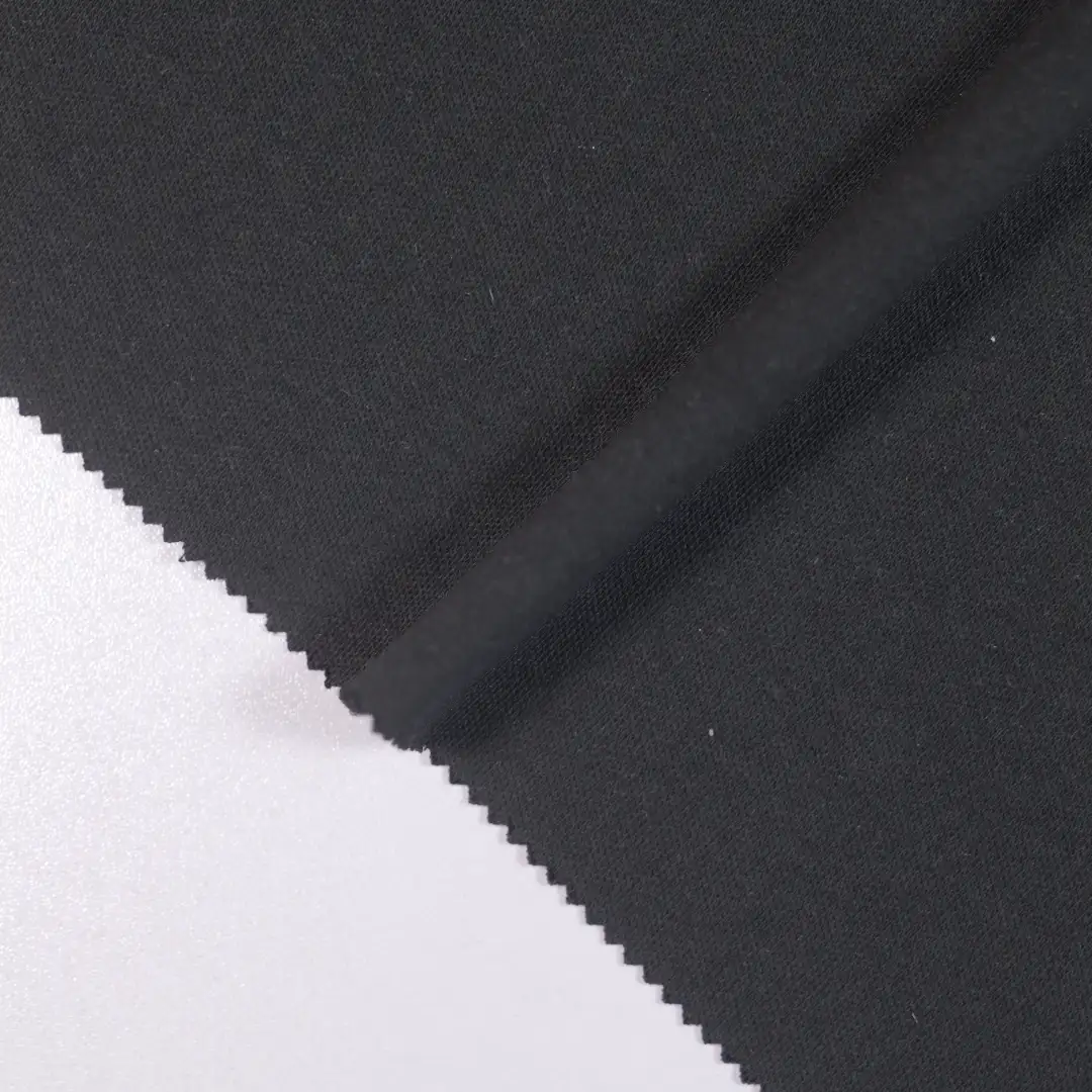 China Fabric for T-Shirt,Polo Shirt Interlock Knit Fabric Cotton Spandex black color buy from China wholesaler bulk order at wholesale price free worldwide shipping Alibaba