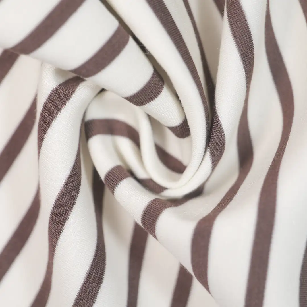 China Fabric for T-Shirt,Polo Shirt,Hoodie Yarn-dyed fabric Knit Fabric Polyester Modal Elastane Milky white color buy from China wholesaler bulk order at wholesale price free worldwide shipping Alibaba