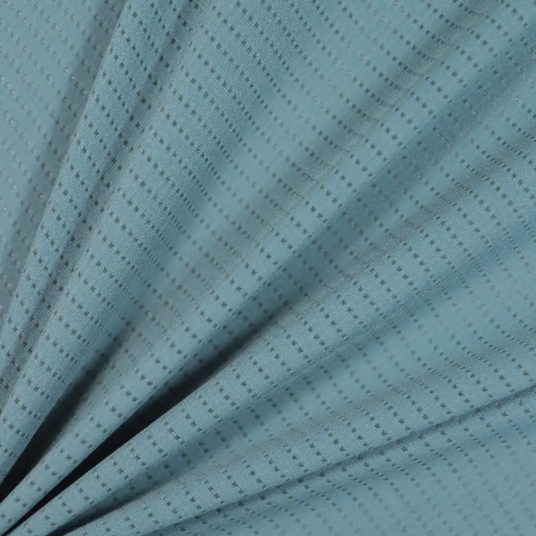 China Fabric for T-Shirt,Polo Shirt Jacquard Knit Fabric Polyester Spandex Dark green color buy from China wholesaler bulk order at wholesale price free worldwide shipping Alibaba