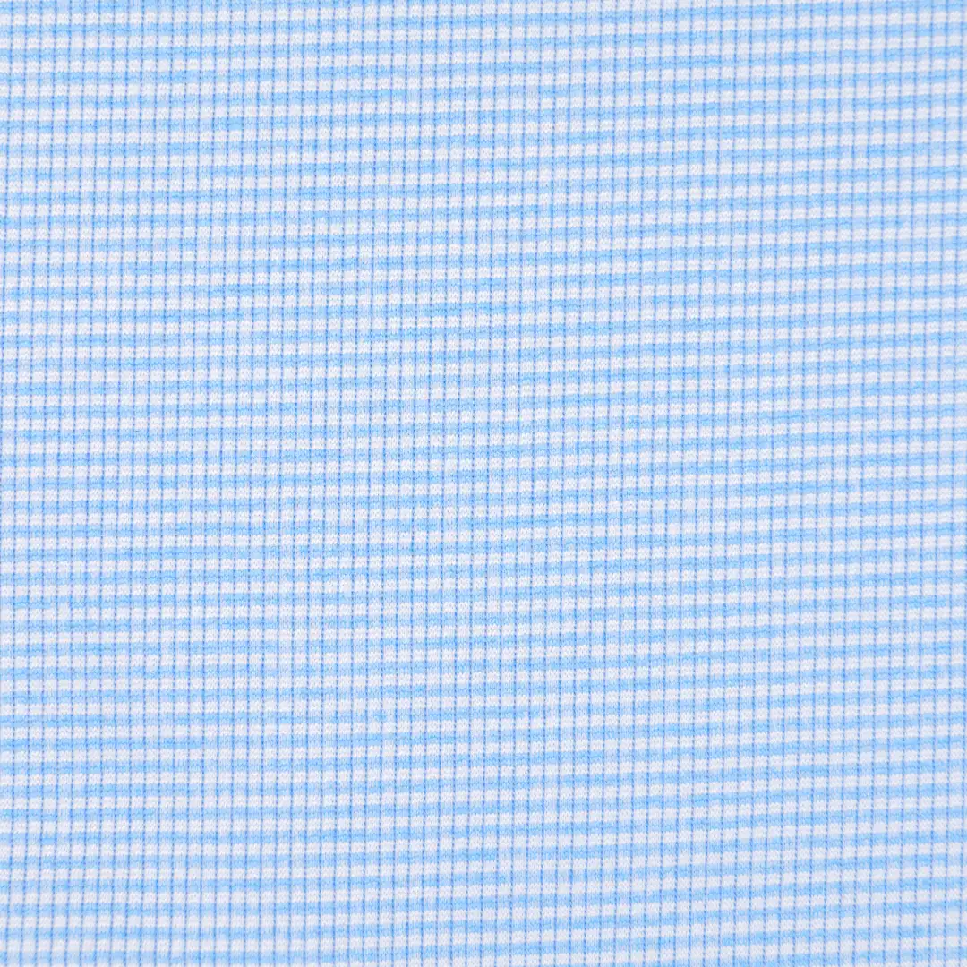 China Fabric for T-Shirt,Polo Shirt Jacquard Knit Fabric Polyester blue color buy from China wholesaler bulk order at wholesale price free worldwide shipping Alibaba