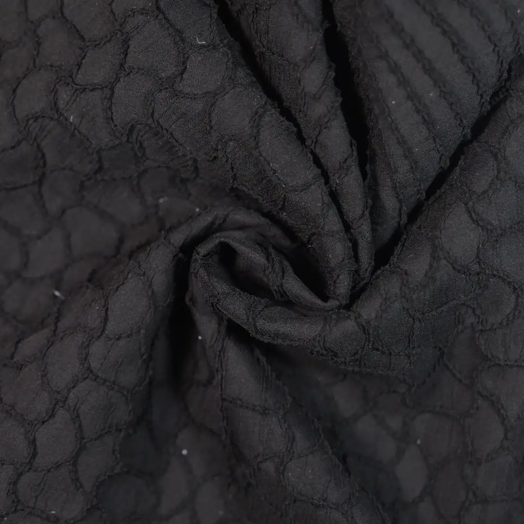 China Fabric for Skirt Crepe Synthetic Woven Fabric Polyester black color buy from China wholesaler bulk order at wholesale price free worldwide shipping Alibaba