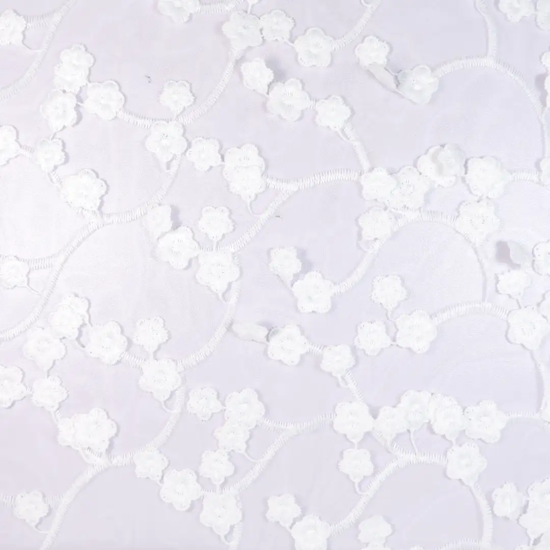 China Fabric for Skirt Mesh Knit Fabric Nylon white color buy from China wholesaler bulk order at wholesale price free worldwide shipping Alibaba