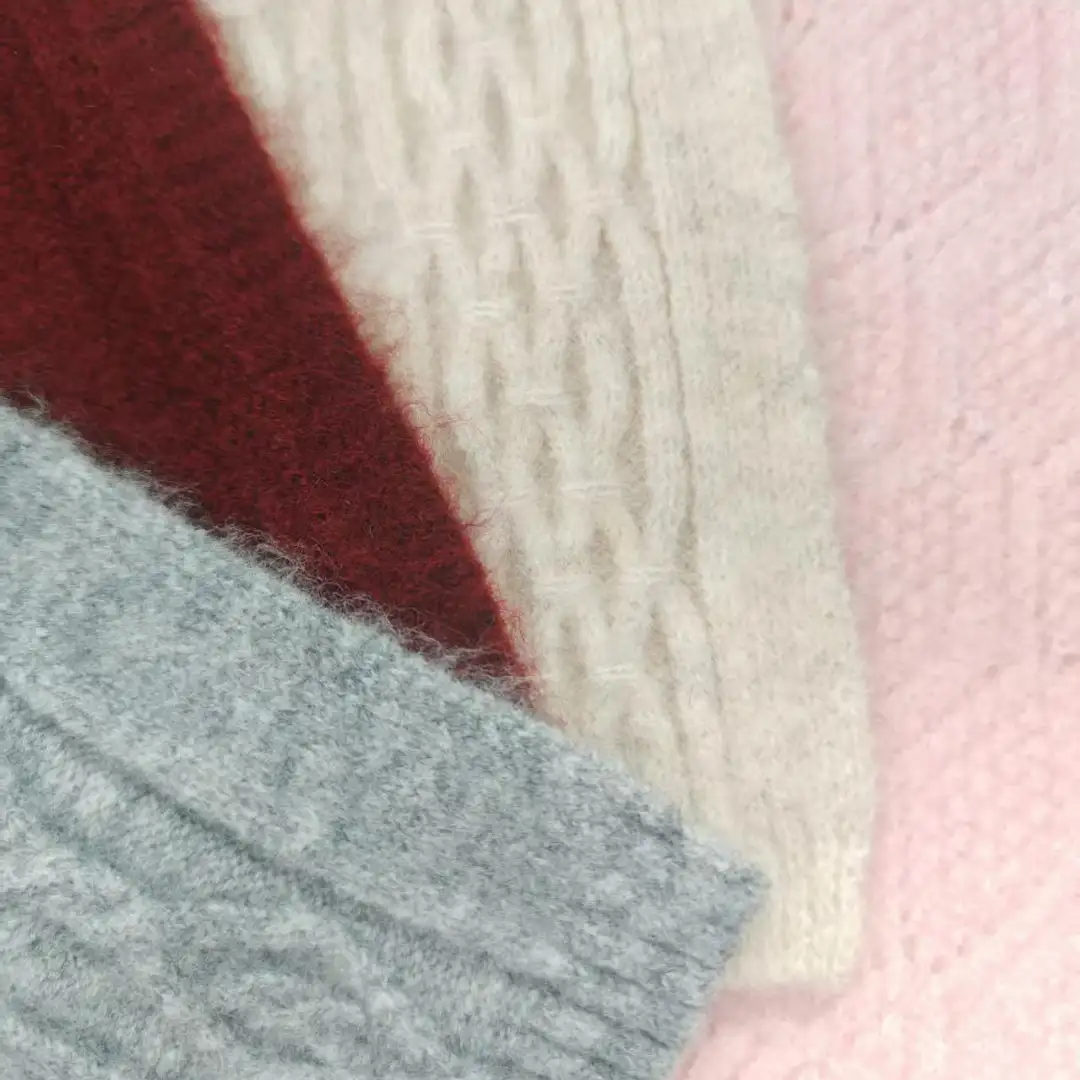 China Yarn for Ladies Vest (Sweater),Open Cardigan (Sweater),Full-Zipper Cardigan (Sweater),Half-Zipper Cardigan (Sweater),Shirt Long Sleeve Zipper (Sweater),Shirt Half Sleeve Button (Sweater),Shirt Half Sleeve Zipper (Sweater),Round Neck Pullover (Sweater) Mossy Yarn Fancy Yarn Wool Acrylic Recycled Polyester Elastane Apricot color color buy from China wholesaler bulk order at wholesale price free worldwide shipping Alibaba