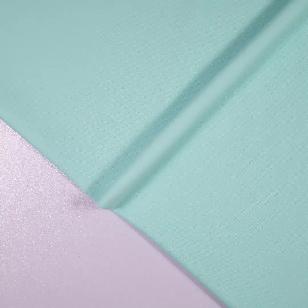 China Fabric for T-Shirt,Polo Shirt,Lingerie,Leggings,Shorts,Yoga Clothes,Yoga Pants Four-way Stretch (Bi-Stretch) Knit Fabric Polyester Spandex tiffany blue color buy from China wholesaler bulk order at wholesale price free worldwide shipping Alibaba