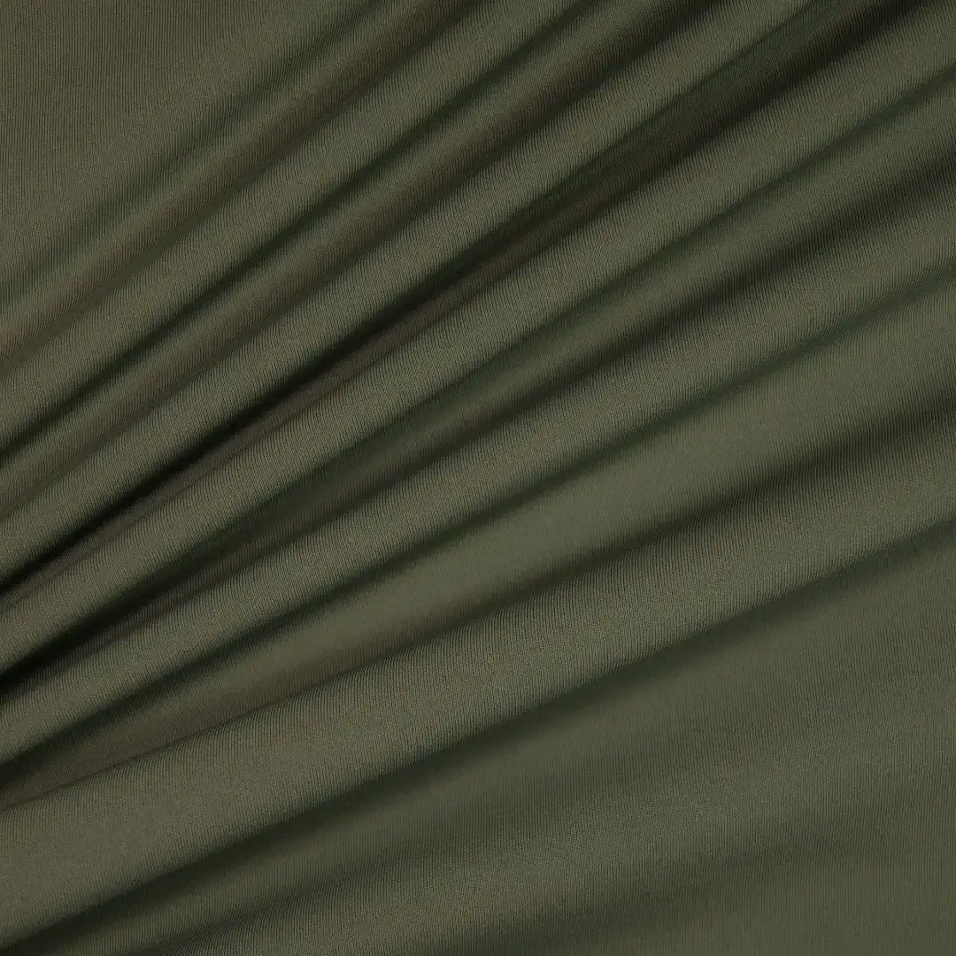 China Fabric for T-Shirt,Polo Shirt,Yoga Pants,Swim shorts Four-way Stretch (Bi-Stretch) Knit Fabric Polyester Spandex Olive color buy from China wholesaler bulk order at wholesale price free worldwide shipping Alibaba