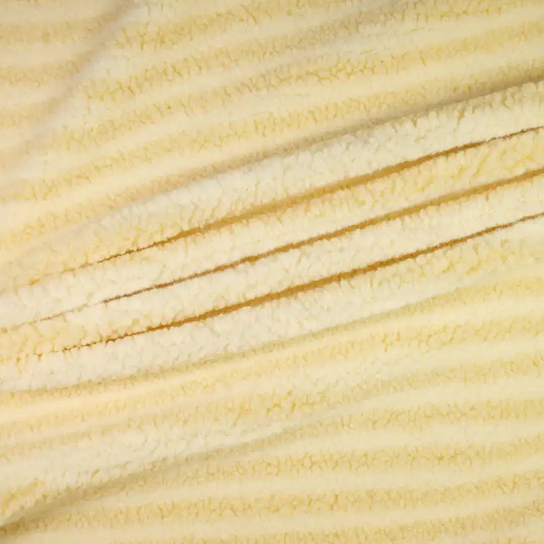 China Fabric for Jackets,Sweatshirt,Tracksuits Polar Fleece Knit Fabric Polyester Yellow color buy from China wholesaler bulk order at wholesale price free worldwide shipping Alibaba