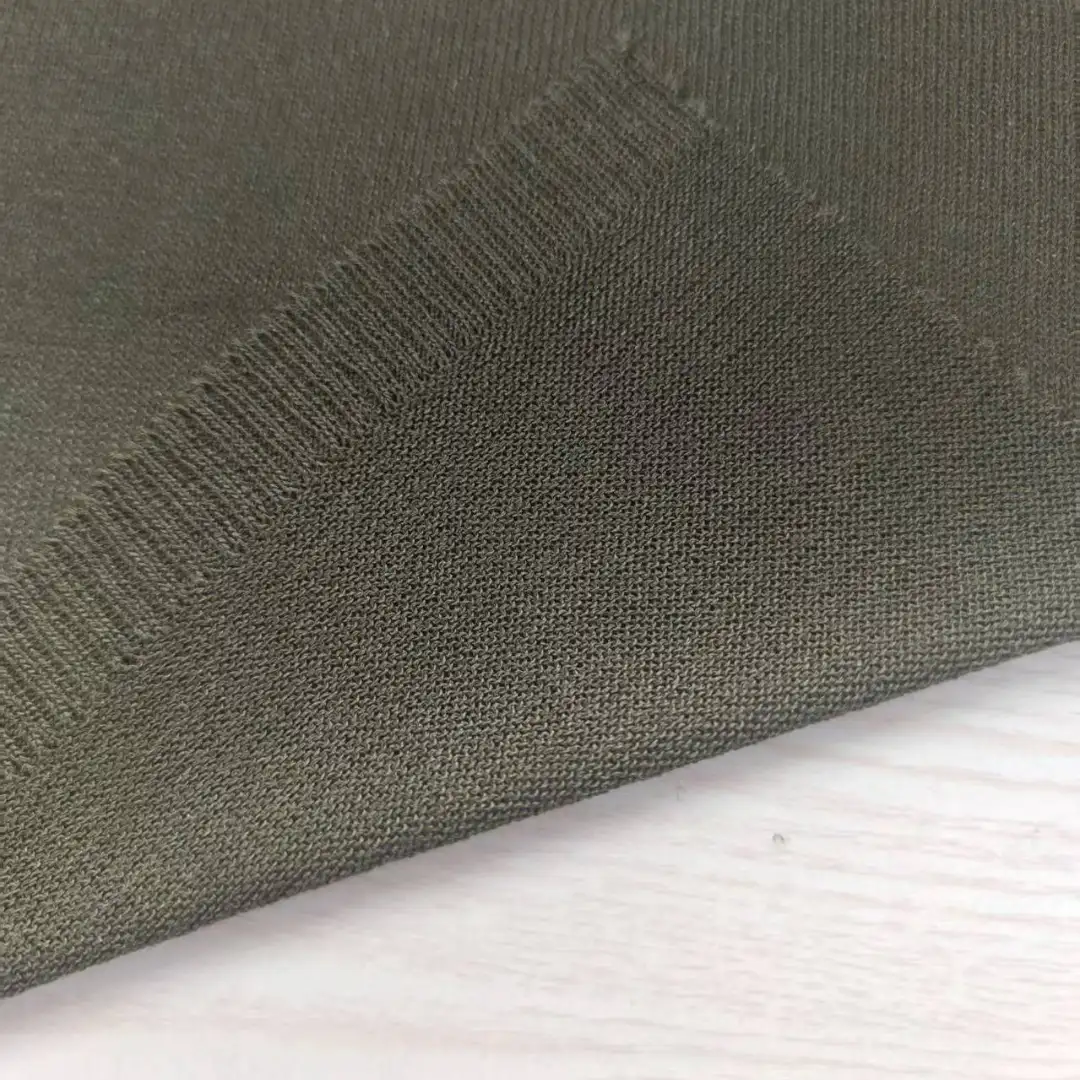 China Yarn for T-shirt (Sweater),Polo T-shirt (Sweater),Skirt (Sweater),Kids Crew-Neck Cardigan (Sweater) Worsted Spun Regular Yarn Polyester Viscose Green color buy from China wholesaler bulk order at wholesale price free worldwide shipping Alibaba