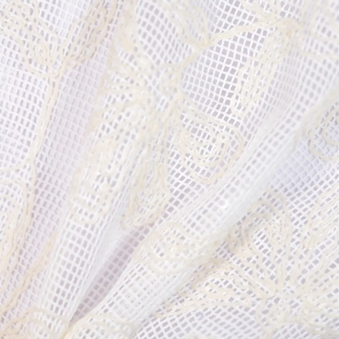 China Fabric for Skirt Mesh Knit Fabric Polyester Cotton beige color buy from China wholesaler bulk order at wholesale price free worldwide shipping Alibaba