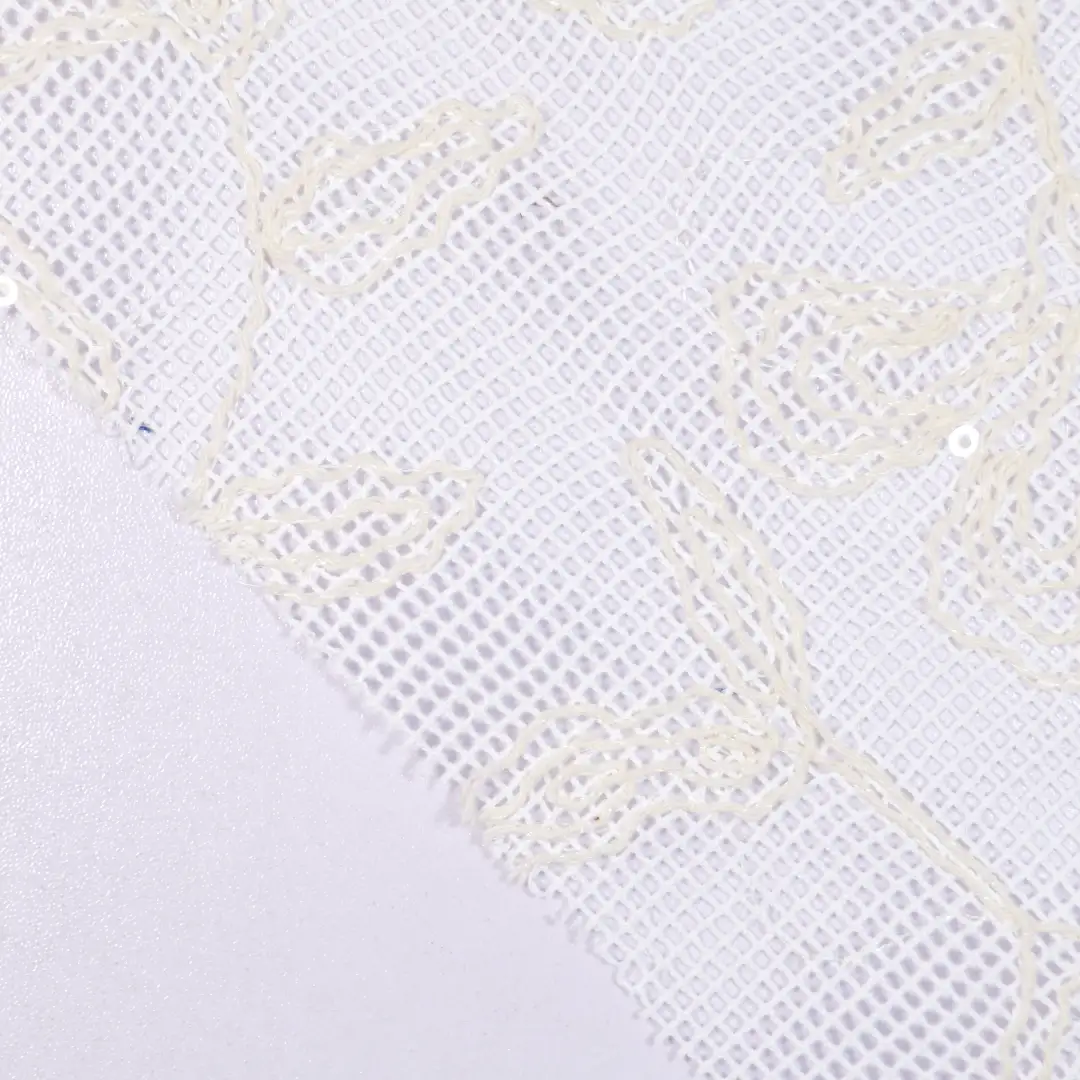 China Fabric for Skirt Mesh Knit Fabric Polyester Cotton beige color buy from China wholesaler bulk order at wholesale price free worldwide shipping Alibaba
